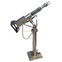 Pistolet à eau rotatif Gatling en acier inoxydable, équipement de jeu aquatique pour parc aquatique, tireur