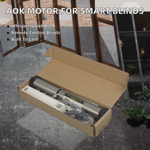 Motor Tubular de Cobre AOK AM24-1/34-EL-<span class=keywords><strong>II</strong></span> Original con Control Inalámbrico RF 433 para Persianas Venecianas, de Panal y Romanas (Funciona con Batería) - Product Image 2