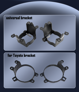 Af9x gpne 3inch LED chiếu sương mù ống kính 12V Ba màu không thấm nước màu vàng cao chùm cho xe - Product Image 4
