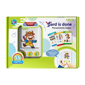 Machine d'apprentissage des cartes espagnoles, jouet éducatif pour enfants de 4 à 6 ans, en plastique, alimenté par piles, pour l'éveil cognitif et les sons - Product Image 6