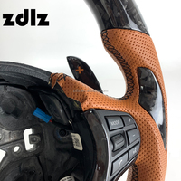 Volant en fibre de carbone forgé personnalisé avec palettes de changement de vitesse pour BMW F20 F21 F22 F30 F31 F34 F35 F32 F33 F36 E90 E91 E92 E93