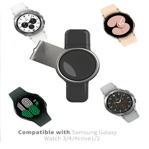 Chargeur sans fil magnétique portable 2 en 1, vente chaude <span class=keywords><strong>2022</strong></span>, pour Samsung Galaxy Watch 3/4, chargeur sans fil pour montre intelligente Active 1/2 - Product Image 3