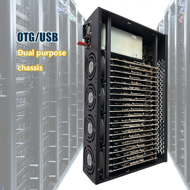 Phone Farm Box Unified Control Station With Special OTG Hub Power Supply For Social Media Growth TikTok YouTube Automation
