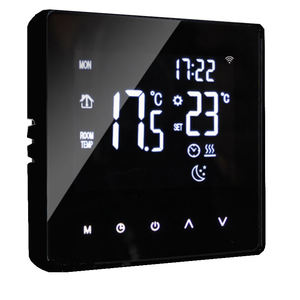 Thermostat de chauffage au sol intelligent Tuya WiFi pour radiateurs électriques avec commande vocale, <span class=keywords><strong>compatible</strong></span> avec <span class=keywords><strong>Google</strong></span> <span class=keywords><strong>Home</strong></span> - Product Image 1