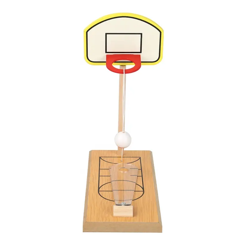 工場直送木製フィンガーミニ子供用バスケットボール子供用デスクトップ玩具は持ち運びが簡単です