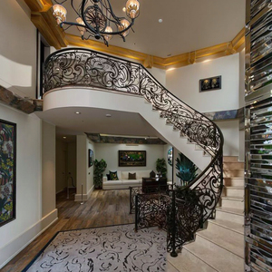 Griglia Classica in Ferro per Finestre Stile Europeo, Resistente alla Ruggine, Montaggio a Parete, Ringhiera per Balcone, Scale e Terrazze - Product Image 6