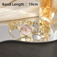 Montre pour femme en alliage, mouvement à quartz, style créatif, bracelet de luxe réglable, montre bracelet étoile, occasion spéciale