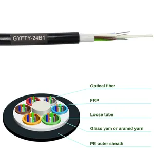 Cable <span class=keywords><strong>de</strong></span> Fibra Óptica UKCC GYFTY, Muestra Disponible para Evaluación <span class=keywords><strong>de</strong></span> <span class=keywords><strong>Proyectos</strong></span> y Pruebas <span class=keywords><strong>de</strong></span> Laboratorio, Armadura <span class=keywords><strong>de</strong></span> Cinta <span class=keywords><strong>de</strong></span> Acero, Revestimiento <span class=keywords><strong>de</strong></span> PE - Product Image 2