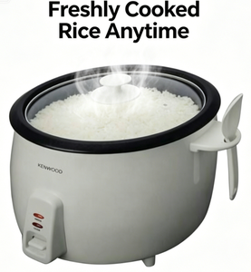 Olla Arrocera Automática <span class=keywords><strong>Kenwood</strong></span> con Recipiente Interior Antiadherente, Operación con un Solo Toque y Función para Mantener el Arroz Caliente para un Arroz Esponjoso Perfecto - Product Image 2