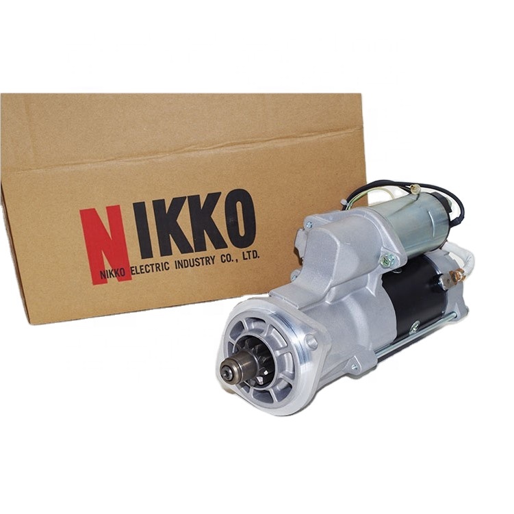 Genuine Nikko Starter Motor 24V 5.0kW for Mitsubishi 4FR S4K