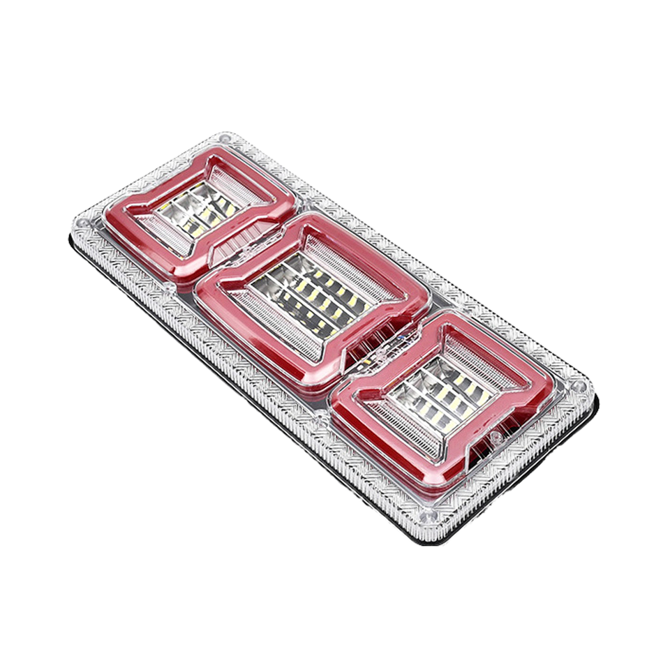 Universal 24V LED Tail Light for Refuse Trucks, Handles Constant ...