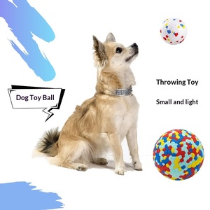 Balle de jeu <span class=keywords><strong>pour</strong></span> animaux de compagnie en ETPU solide résistante à l'usure avec fonction flottante, balle de jeu <span class=keywords><strong>pour</strong></span> <span class=keywords><strong>chien</strong></span> à rebond élevé <span class=keywords><strong>pour</strong></span> jeu interactif sur terre et dans l'<span class=keywords><strong>eau</strong></span> - Product Image 4