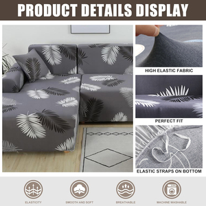 Housse de <span class=keywords><strong>canapé</strong></span> design à motifs, anti-poussière, petite housse de protection pour <span class=keywords><strong>canapé</strong></span> en L, housses pour <span class=keywords><strong>canapé</strong></span> d'<span class=keywords><strong>angle</strong></span> - Product Image 2
