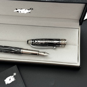 ปากกาหมึกซึมพลาสติก1.0มม. อุปกรณ์สำหรับเขียนขอบขอบทองแบบคลาสสิกสุดหรู - Product Image 1