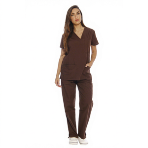 Tenues d'infirmières personnalisées pour femmes, ensemble d'uniformes médicaux modernes, vêtements de travail respirants, vente en gros de vêtements professionnels - Product Image 1
