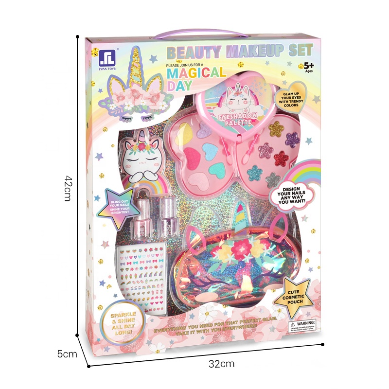 ZYRA TOYS ZR-17A - Unicorn Bag Kids Beauty Kit for Girls