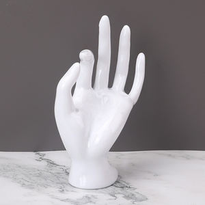 Custom Fashion Multiple Color OK-Gestured Plastic Hand Model Rings Bracelets Jewelry <b>Display</b> Stand Holder Prop - Product Image 2