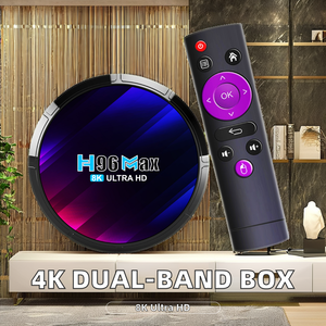 Dual-Band 2,4G/5G Wireless <span class=keywords><strong>TV</strong></span> BOX Network 4K Set-top BOX con control de voz 16GB/32GB ROM <span class=keywords><strong>TV</strong></span> Dongle Wifi Soporte - Product Image 2