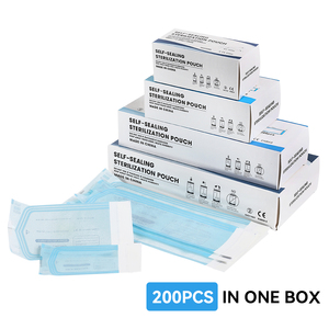 Bolsas de esterilización autosellantes, 200 Uds. <span class=keywords><strong>Para</strong></span> tatuaje, <span class=keywords><strong>autoclave</strong></span> médico, bolsa estéril, bolsa de embalaje, herramientas <span class=keywords><strong>para</strong></span> uñas - Product Image 2
