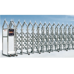 Porte coulissante d'allée pliable de porte escamotable automatique en aluminium d'approvisionnement direct d'usine - Product Image 4