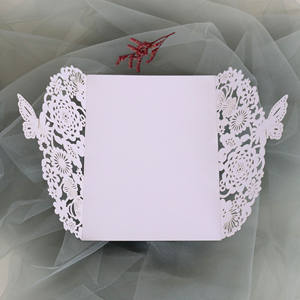 Invitaciones <span class=keywords><strong>de</strong></span> Boda con Mariposas Brillantes, <span class=keywords><strong>Tarjetas</strong></span> <span class=keywords><strong>Personalizadas</strong></span> para Boda, <span class=keywords><strong>Bautizo</strong></span>, Cumpleaños, Decoración para Fiestas - Product Image 5