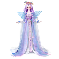 Dream fairy 60cm grande poupée bjd 13 corps avec ensemble complet poupées mâles pour filles