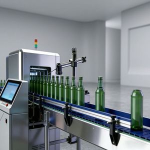 Machine d'inspection visuelle pour la détection de bouteilles avec vision CCD et caméras haute vitesse Garantie 1 an Marque BMG - Product Image 2