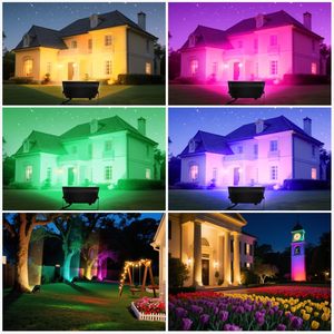 <span class=keywords><strong>Projecteur</strong></span> RGB 30W IP66 Extérieur <span class=keywords><strong>Multicolore</strong></span> Télécommandé Réflecteur Paysager pour Jardin et Fêtes - Product Image 2