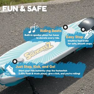 Livraison rapide depuis les États-Unis, trottinette électrique pour enfants, vitesse maximale de 8 km/h, trottinette électrique en gros, avec frein à pied arrière pour couper l'alimentation - Product Image 5