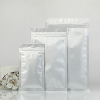 Sac de conservation alimentaire refermable, laminé, imperméable, en aluminium, avec fermeture à glissière sur trois côtés
