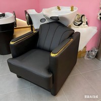 Chaise de coiffure en PU blanc crème, mobilier de salon, base hydraulique dorée, chaise de barbier de luxe pour salon de coiffure et de beauté