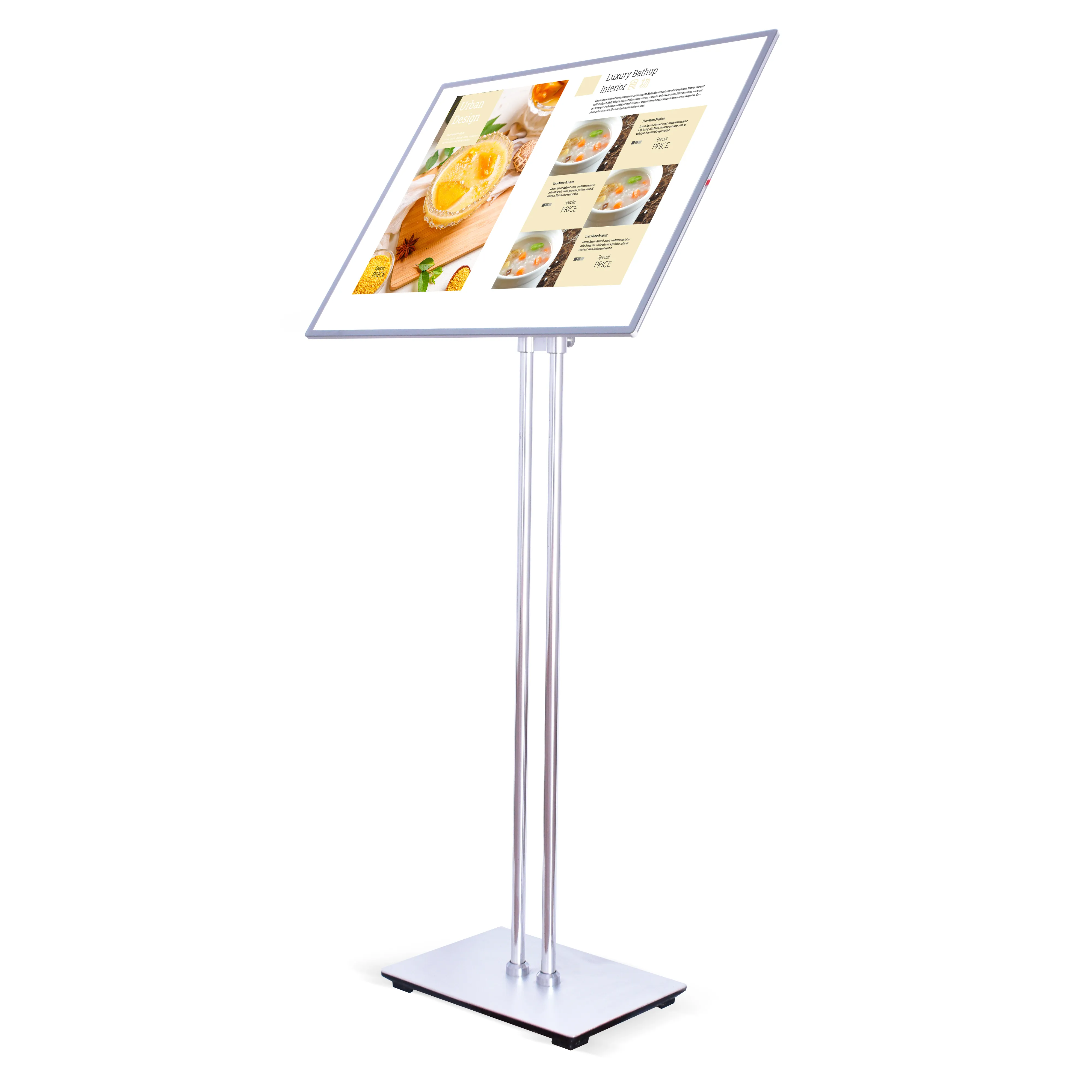 Z-Z Gruppe LGP Slim Light Box LED Werbung Beleuchtung Box Desktop Poster Frame Werbung Display