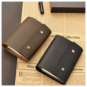 Cuaderno Retro de Cuero Genuino Cosido con Hilo, 200 Páginas, Libro de Notas, Diario de Viaje con Diseño de Caballo Salvaje, Tamaño A7 - Product Image 3
