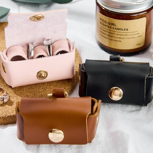 In-stock leather <b>ring</b> and jewelry pouches, wedding pet necklace <b>ring</b> bags, personalized wedding <b>ring</b> boxes, and <b>couple</b> <b>ring</b> - Product Image 2