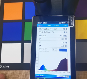 เครื่องวัดการสะท้อนแสง (%) การสะท้อนแสงแบบสเปกตรัม และอุปกรณ์ทดสอบสเปกโตรมิเตอร์การส่งผ่านแสง - Product Image 3