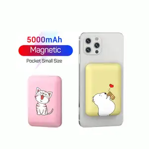 Siêu Phẳng Xách Tay Mỏng Pocket Kích Thước Nhỏ 5000 MAh Điện Thoại External Battery Charger 5000 MAh Mini Ngân Hàng Điện