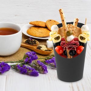 Emballage alimentaire jetable pour gaufres à emporter, boîte à crêpes en papier, porte-cône en papier - Product Image 5