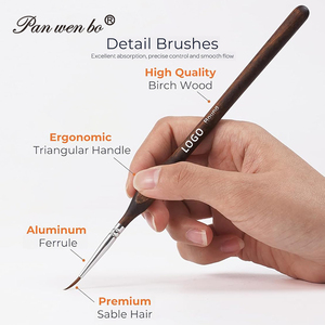 Ensemble de 7 <span class=keywords><strong>pinceaux</strong></span> de précision pour peinture, <span class=keywords><strong>pinceaux</strong></span> ronds pour détails en <span class=keywords><strong>aquarelle</strong></span>, <span class=keywords><strong>pinceaux</strong></span> d'artiste en Kolinsky Sable, <span class=keywords><strong>pinceaux</strong></span> miniatures - Product Image 4