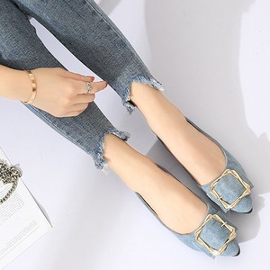 Mocassins décontractés à bout carré et talon bas pour femmes, nouvelle collection printemps 2026, vente en gros - Product Image 4
