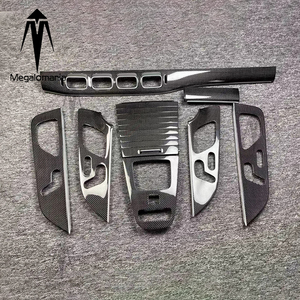 Interni in Fibra di Carbonio per <span class=keywords><strong>Mercedes</strong></span> Benz Classe C C260 C200 C300 C180 C63 W205 C43 AMG, Sostituzione Interni Auto in Fibra di Carbonio - Product Image 4
