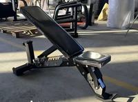 Banc de musculation professionnel pour salle de sport, logo personnalisé, banc de musculation réglable