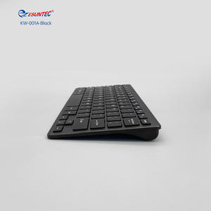 Tastiera Wireless 2.4G Sottile <span class=keywords><strong>Portatile</strong></span> di Ultima Generazione con <span class=keywords><strong>Tasti</strong></span> a Cioccolato e Interruttore ON/OFF per <span class=keywords><strong>PC</strong></span>, Computer <span class=keywords><strong>Portatile</strong></span>, Modello KW-001A - Product Image 4