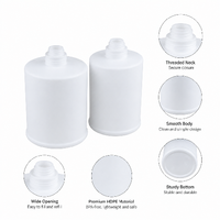 Bouteilles à pompe en plastique PP blanc de 500 ml, bouteilles distributrices vides en gros pour hôtel et usage domestique, désinfectant pour les mains, savon liquide et lotion