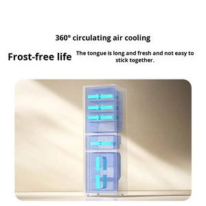 Réfrigérateur intelligent domestique Mijia 271L Ice Feather White à trois portes, ultra-fin, double inverter, No Frost - Product Image 4