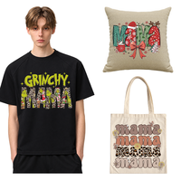 Transferts DTF personnalisés à prix réduit, autocollants MAMA, impression par transfert, plastisol, transfert thermique DTF pour t-shirts