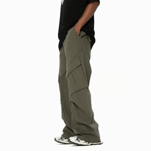 Pantalones de Trabajo Americanos con Diseño Arrugado 2025, Pantalones de Trabajo de Pierna Ancha y Recta, Estilo Retro y Moderno, Marca Paratroopers - Product Image 2