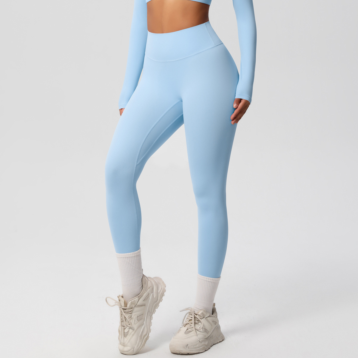 Pantalon bleu ciel