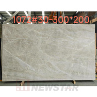 Newstar Dalle de marbre de luxe à bon prix Revêtement de sol coupé à la taille Quartzite naturelle polie Taj Mahal Dalle épaisse adoucie