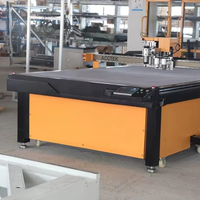 Plotter de Corte Digital de Cama Plana 1625, Cortadora Automática con Cuchilla Oscilante para Cartón, Cartón Gris y Cajas de Cartón
