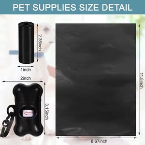 Distributeur de sacs à déjections canines personnalisé, écologique, étanche, en PE durable, pour promenades en extérieur avec chiot - Product Image 4